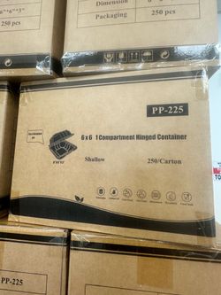 6x6 Hinged Container