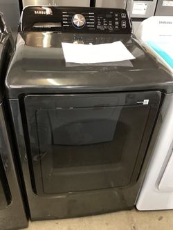 Samsung 7.4 cu.ft. Vented Top Load Electric Dryer with Sensor Dry New Scratch and Dent
