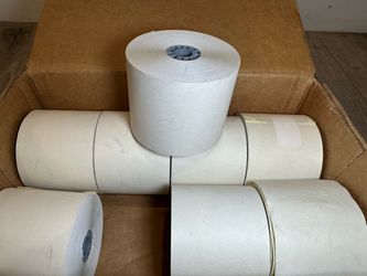 Thermal Receipt Paper Rolls – POS Cash Register Paper Rolls (Box of 6)