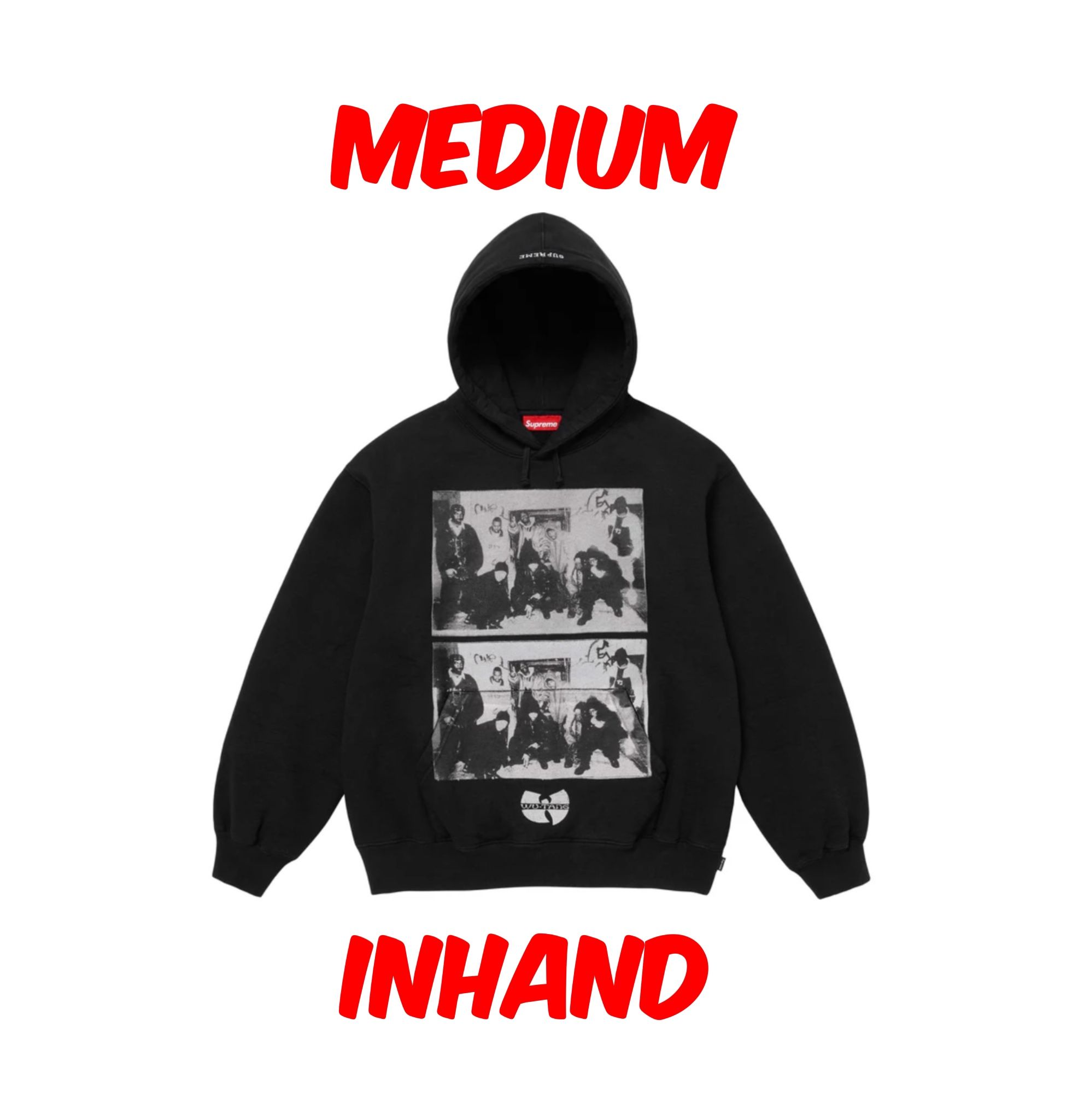New Supreme Wu Tang Clan Hoodie - Black - Medium