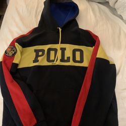 Large Polo hoodie Blue, Yellow & Red for Sale in Carlsbad, CA