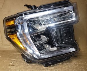 2019 2020 2021 2022 GMC SIERRA PASSENGER SIDE FULL LED  HEADLIGHT  OEM