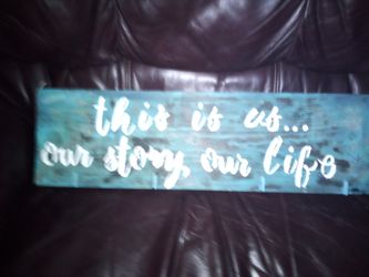 Handmade wood signs