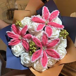 Pipe cleaner lily bouquet!!