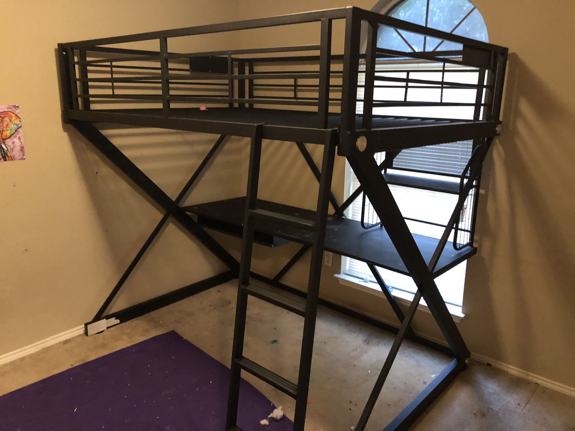 Full Size Loft Bed Frame
