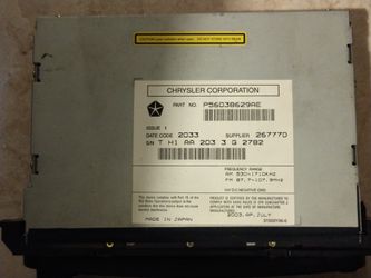 Radio for Mopar