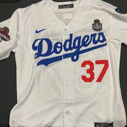 $45 White teoscar hernandez Los Angeles dodgers new 2025 World Series patch stitched jersey Ha a ve Ohtani, Edman, Blank, Teo, Rojas, And Kershaw bbg