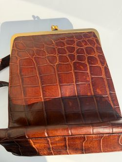 Italian brown leather bag