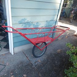 Single Wheel Game Deer  Cart