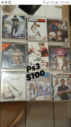 Ps3 video games together for $100