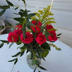 Ramo De Rosas Con Globo