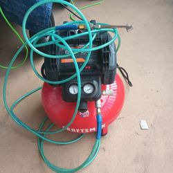 CRAFTSMAN 6.5 GALLON 150 PSI AIR COMPRESSOR WITH 12 TO 16' HOSE 