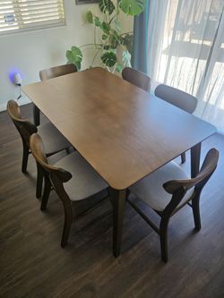 Table Set with 6 Chairs