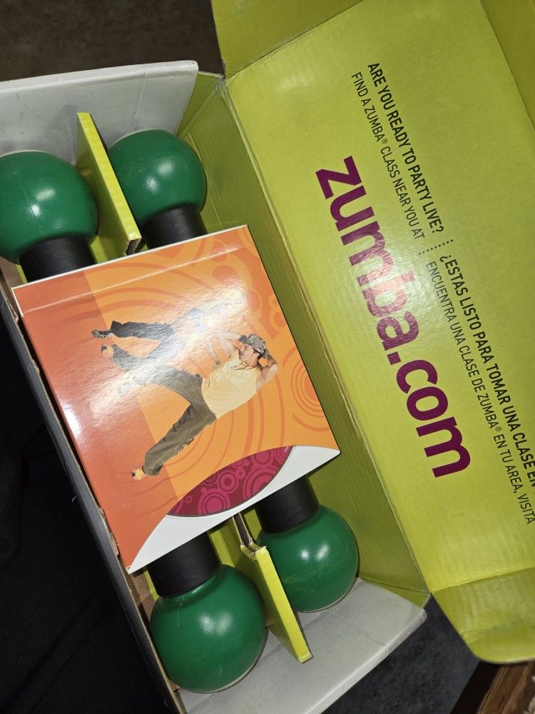 Brand New Zumba Workout Item Never Used I'm BOX With Dvd