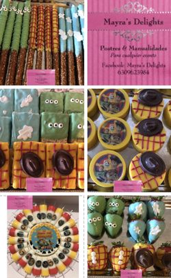 Gelatinas personalizadas y postres para la mesa de dulces del color y tema k gustes