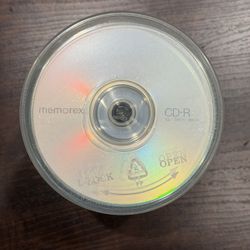 Memorex CD-R Blank Discs – 100-Pack Spindle | 52x 700MB 80min | Unused