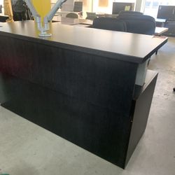 Executive Desk Electric Sit To Stand Wood 6’x6.5