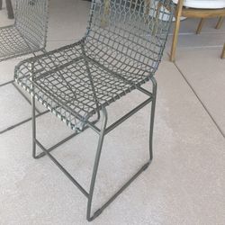 Crate and Barrel Metal Chairs And Barstools