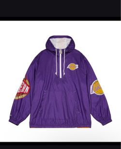 LA LAKERS WINDBREAKER PULLOVER