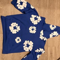 Blue Denim Tear Hoodie Size m