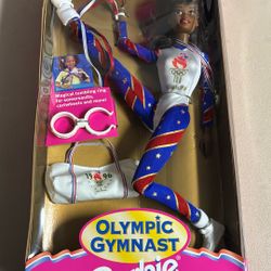 Barbie USA Olympic Gymnast Doll Officially Licensed 1996 Mattel