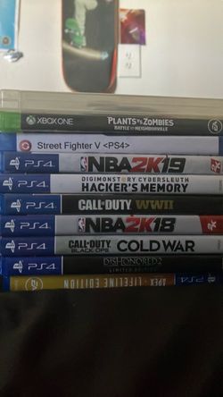10 Video Games Xbox one and PS4