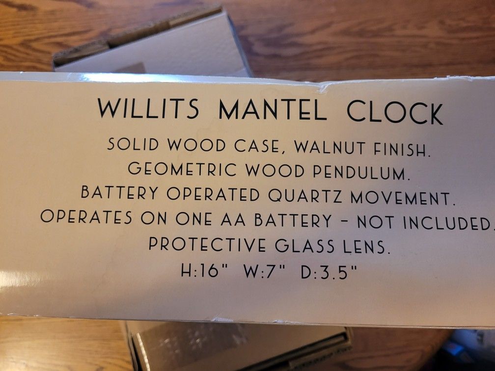 Collectible Floyd Lloyd Wright Mantel Clock