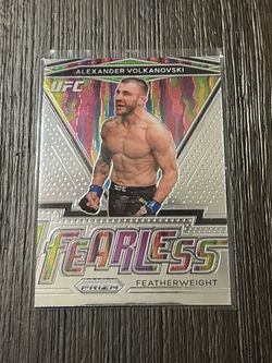 2021 ALEXANDER VOLKANOVSKI Panini Prizm FEARLESS UFC card #17
