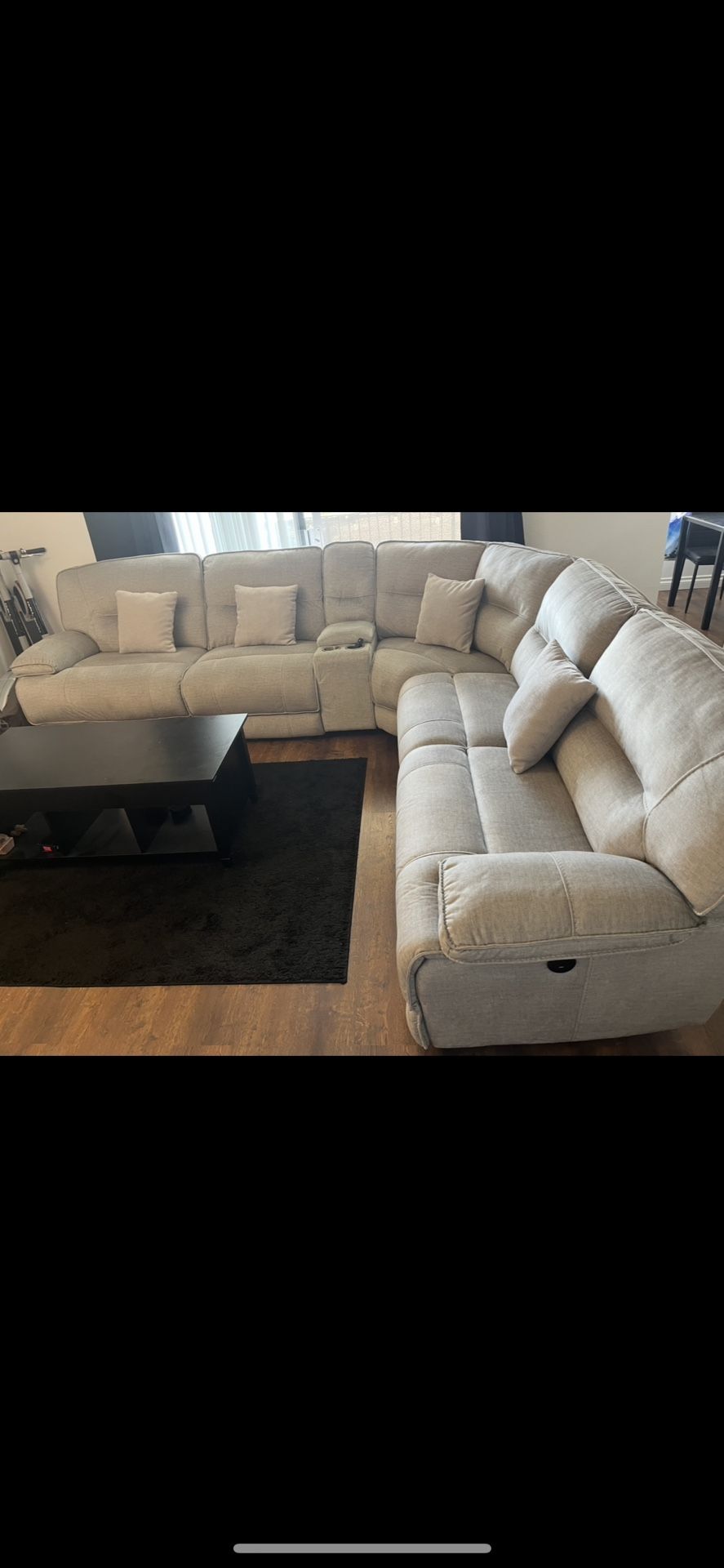 Power Reclining 6 Piece Sectional Sofa