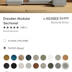 Compelling in its simple yet cutting edge style, the Dresden modular collection is a bold take on contemporary design. The sleek, low profile frame is