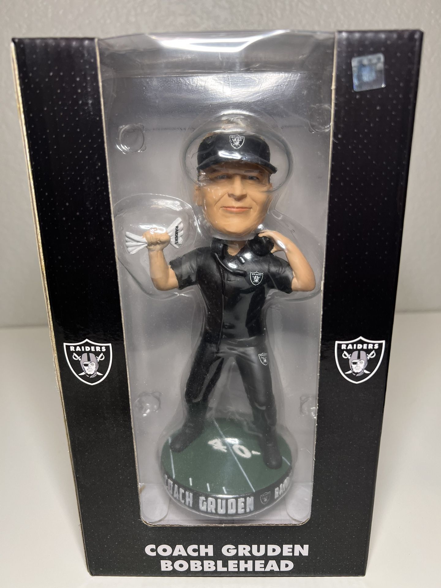 🔥 🔥 🔥 Coach JON GRUDEN Las Vegas Raiders Bobblehead LE/2019 Oakland Las Vegas FOCO