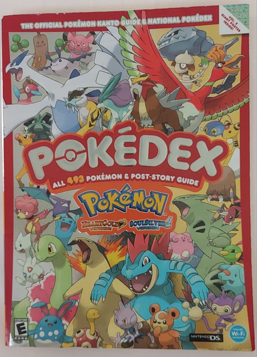 Pokemon Heart Gold and Soul Silver Pokedex Official Game Guide 