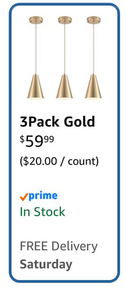 3 Light Fixtures