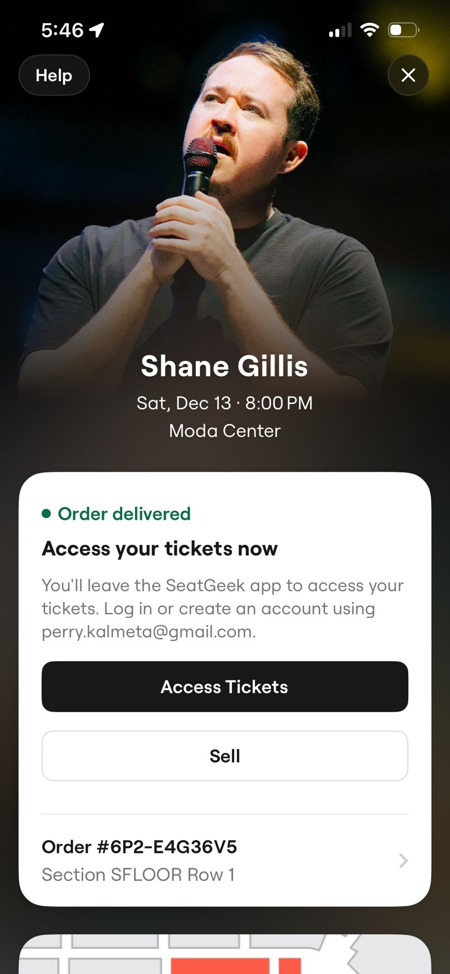 2 Shane Gillis Floor Seats 