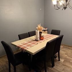 Dining Table + 6 Chairs