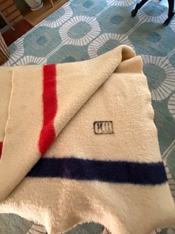 Vintage WWII German  Wool Blanket.