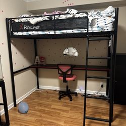 TWIN BED LOFT BED SET LIKE NEW OBO