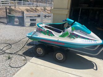 1994 SPX Bombardier  Seadoo with beach buggy