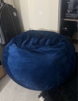 Large Navy Blue Bean Bag Chair