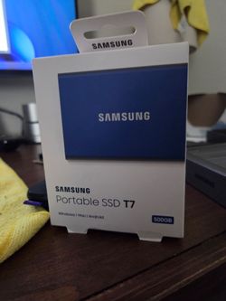Samsung T7 500GB external ssd NEW