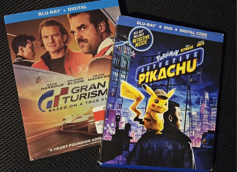Blu-ray Movies: Gran Turismo & Detective Pikachu