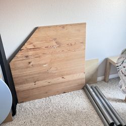 asymmetrical ikea desk