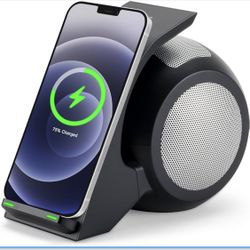 Bluetooth Speaker Wireless Charger 2 in 1,Wireless