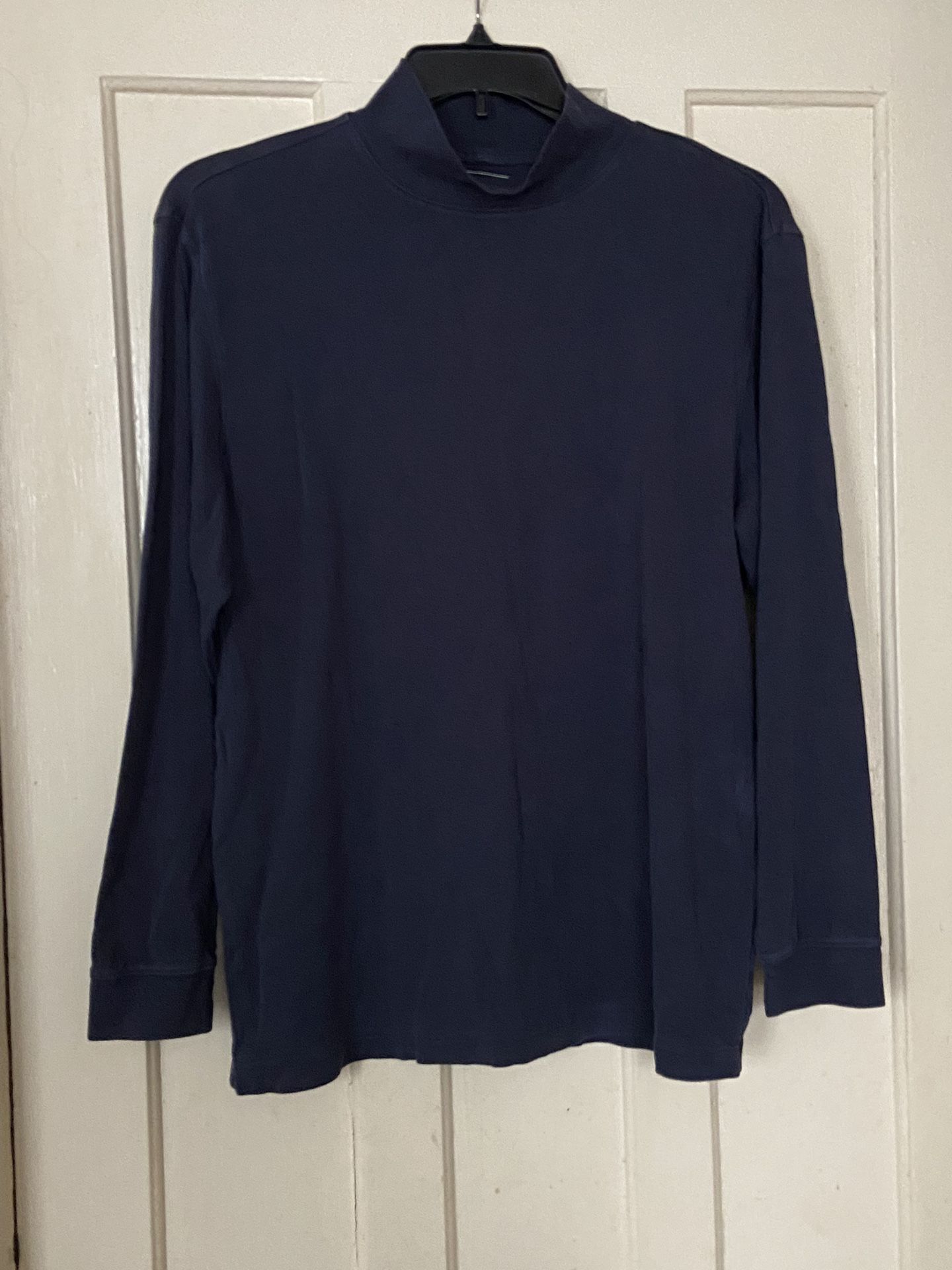 L.L.Bean men’s mock neck shirt Large tall