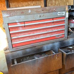 Vintage Craftsman Box With Tools