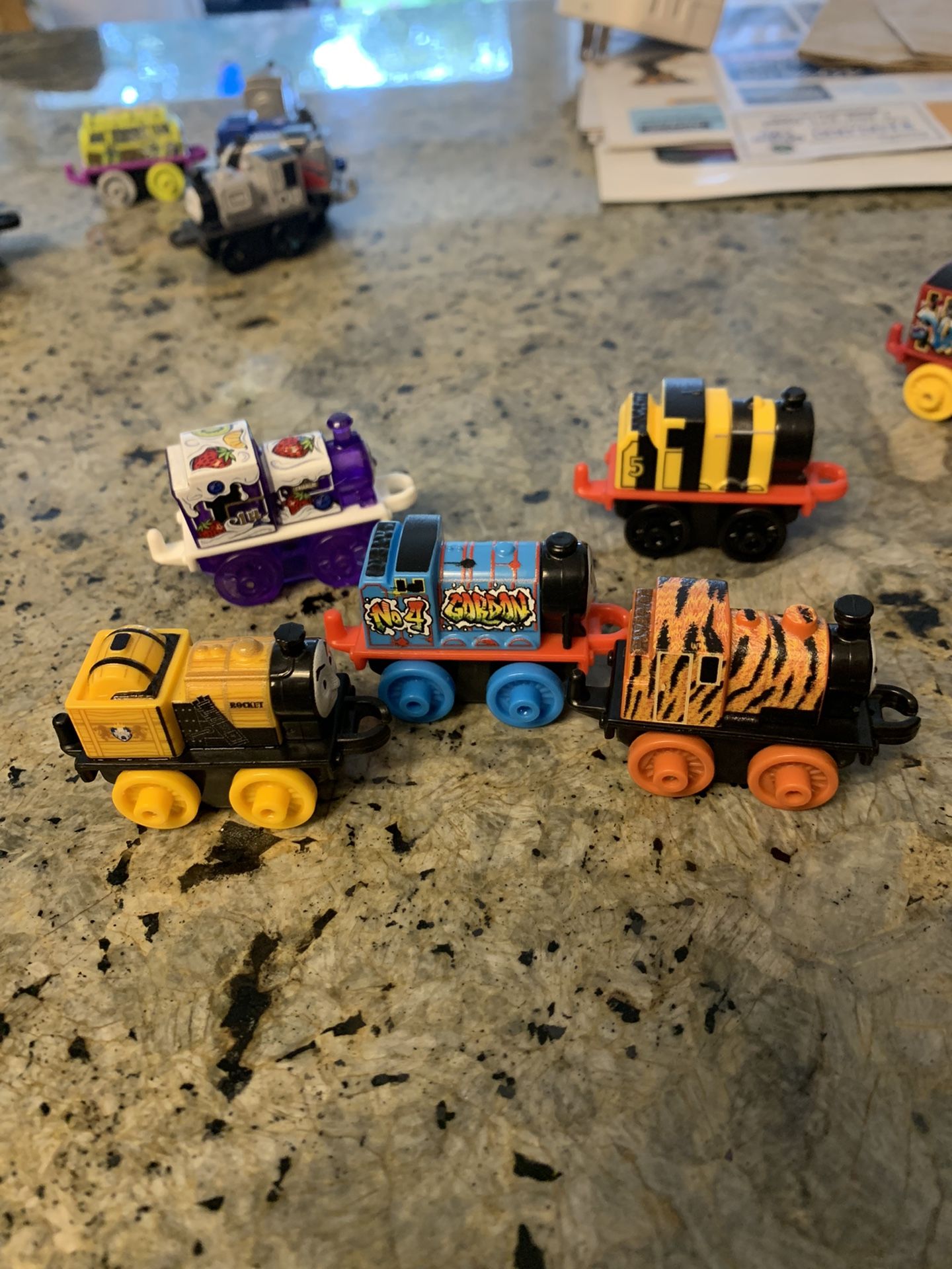 Thomas the Train Friends Engine Minis Lot Of 5 Trains Minty Displayed Only