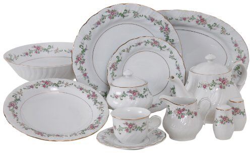 Lynns Clarabelle 49-piece Fine China Set