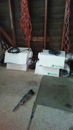 Hydroponic equipment.