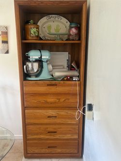 Real Oak Cabinet