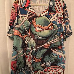 Ninja Turtles Button Up Shirt